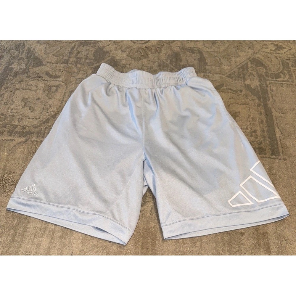 adidas Men's Mid Gray Sz Medium Pull On Shorts‎ Primegreen